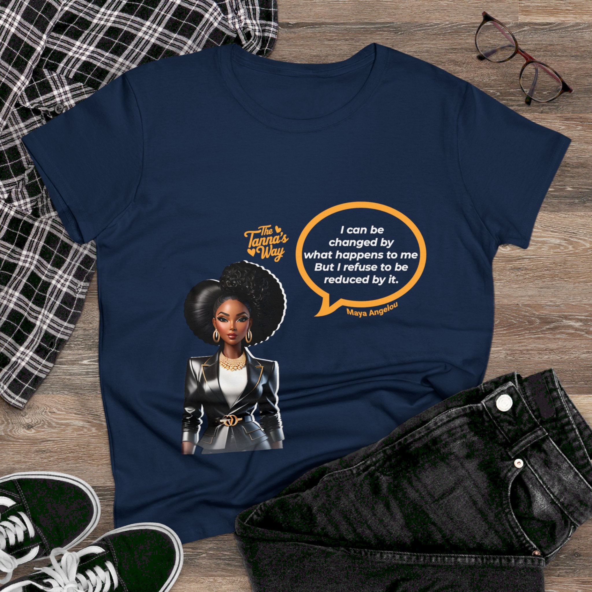 Maya Angelou 2 | Women's Midweight Cotton Tee